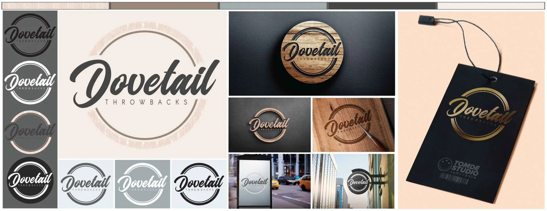 Dovetail Throwbacks branding bundle