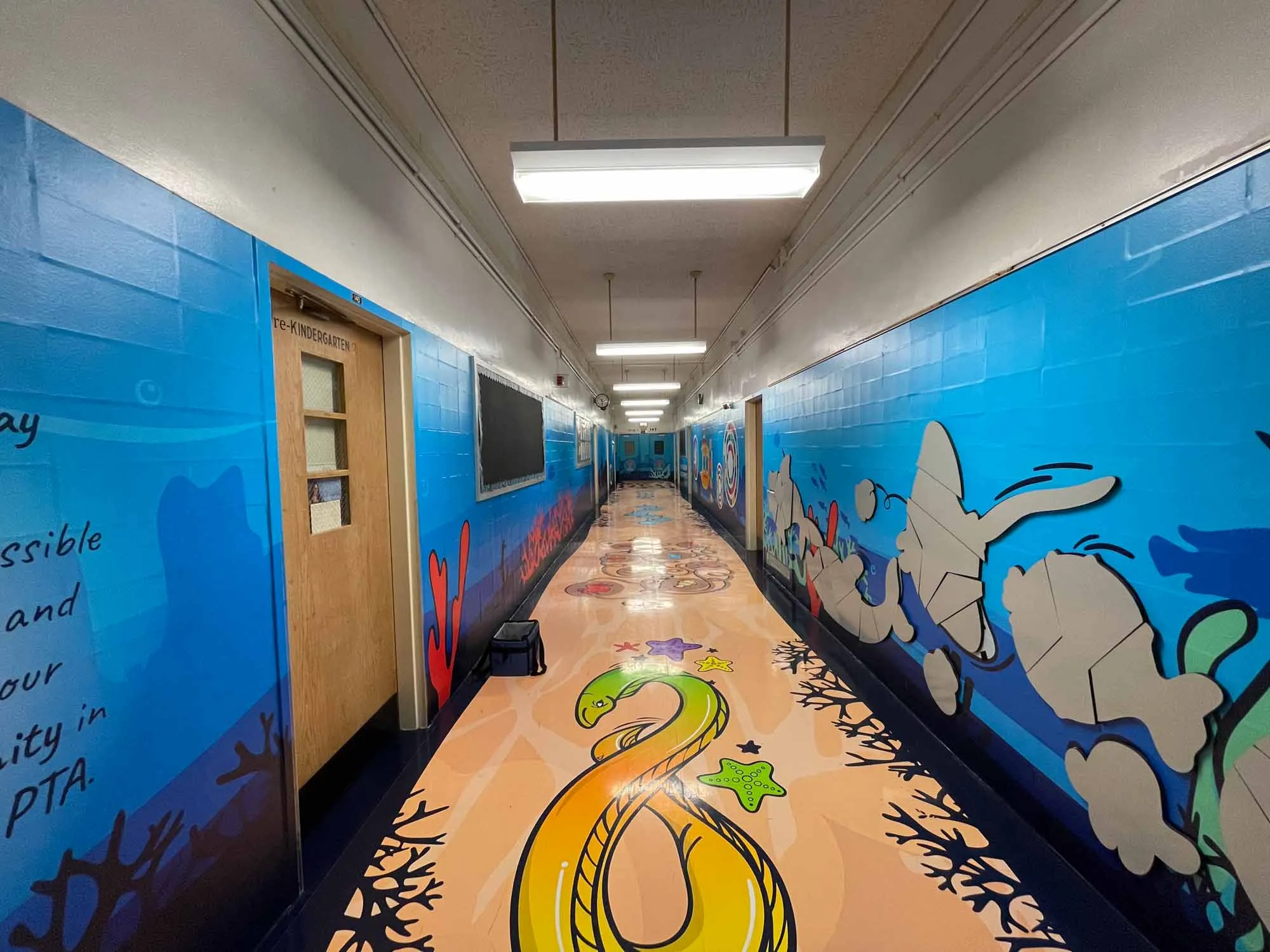 ps 50 staten island sensory hallway wrap design print install 4