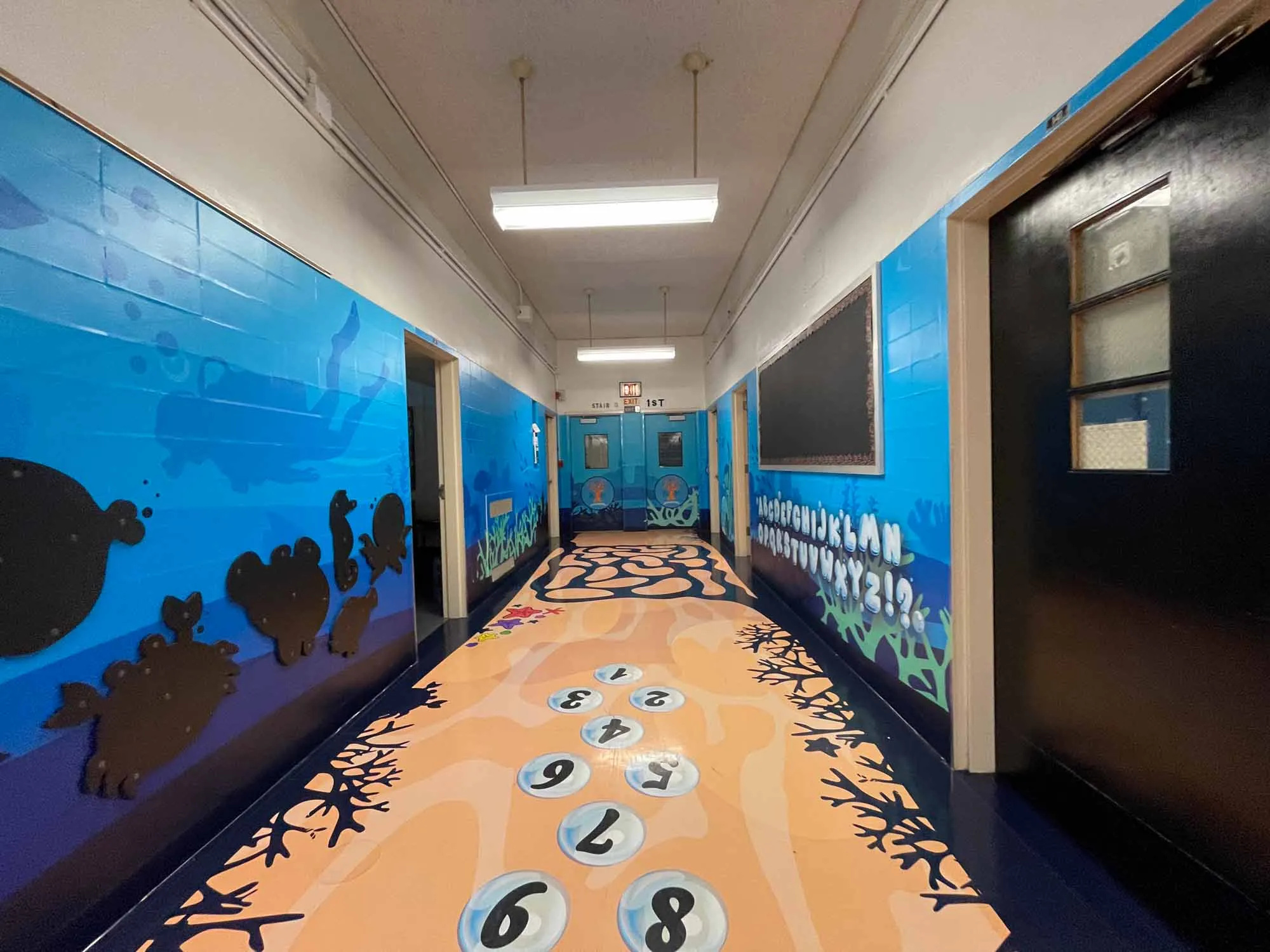 ps 50 staten island sensory hallway wrap design print install 6