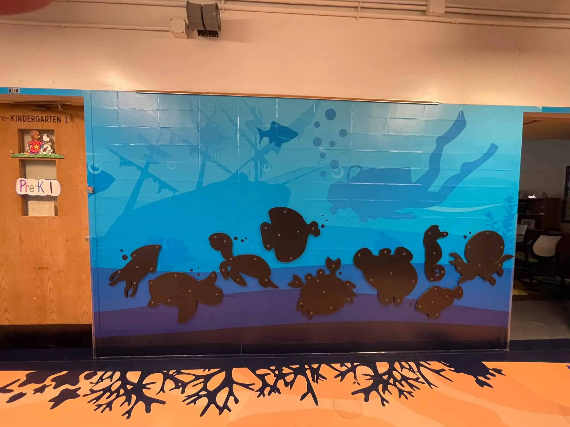 ps 50 staten island sensory hallway wrap design print install 9