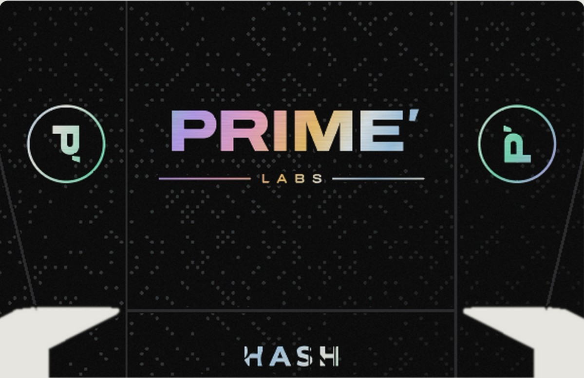 Prime Labs Hash box lid, holographic foil + spot UV