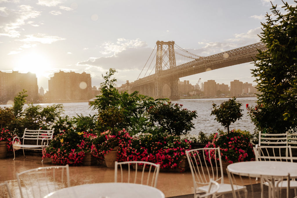 Golden hour on the terrace, Christina & Victor
